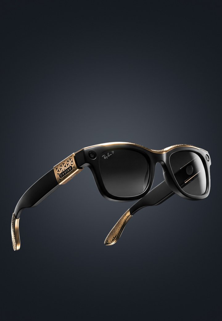 stufflistings's tweet photo. Caviar x Ray-Ban custom Odyssey smart glasses. https://t.co/bNc0AqtIYG