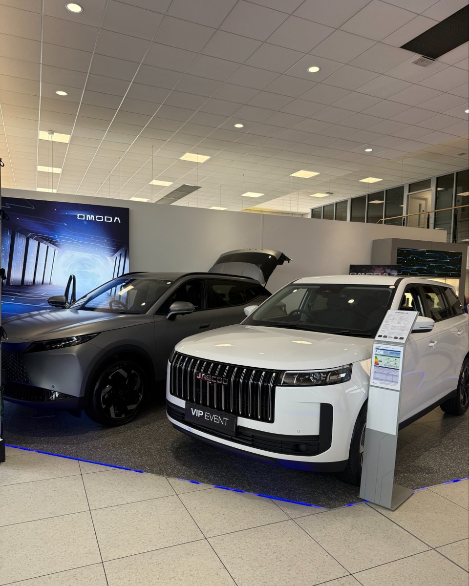 InvictaMotors's tweet photo. ๐ Don't miss our OMODA & JAECOO VIP Event until August 12th! Explore the latest models, innovative hybrid tech, and exclusive offers. Visit us in Preston, Bolton, Ashford, Barnet, Maidstone, or Thanet! ๐โจ
#OMODA #JAECOO #VIPEvent https://t.co/i66akQUAGI