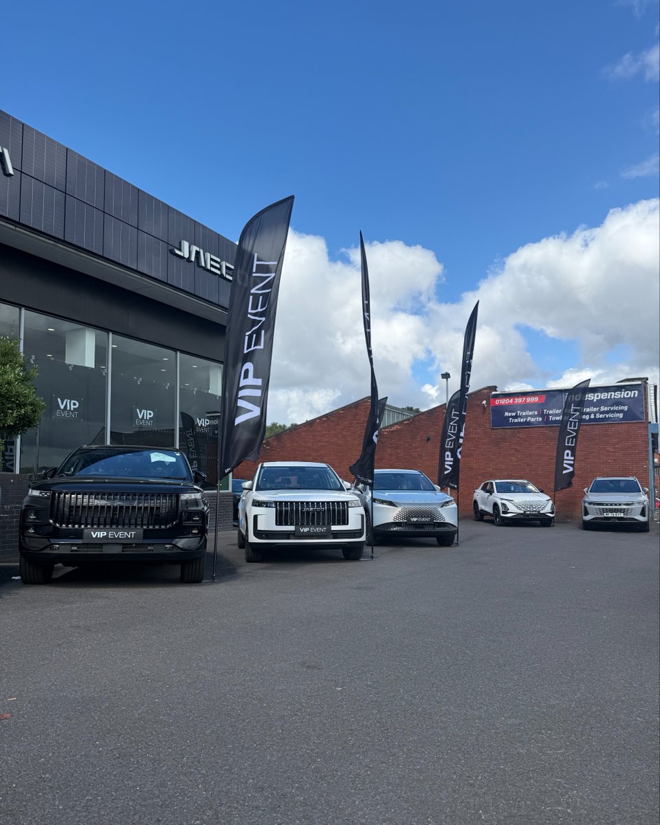 InvictaMotors's tweet photo. ๐ Don't miss our OMODA & JAECOO VIP Event until August 12th! Explore the latest models, innovative hybrid tech, and exclusive offers. Visit us in Preston, Bolton, Ashford, Barnet, Maidstone, or Thanet! ๐โจ
#OMODA #JAECOO #VIPEvent https://t.co/i66akQUAGI