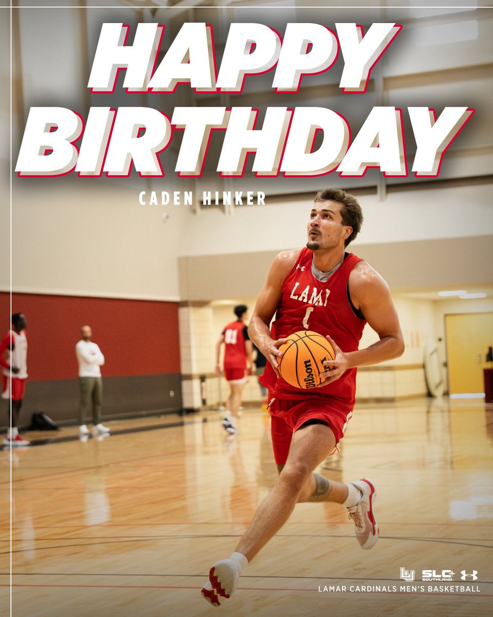 LamarMBB's tweet photo. Happy Birthday Caden Hinker! 🎂🎊🎉 https://t.co/OQgDZYEtJS