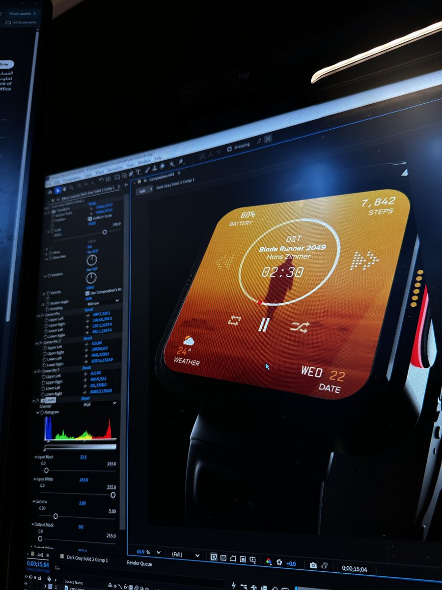 fatbirdsdontfly's tweet photo. 3D Modeling, Rendering & UX/UI Design for the Kiroshi smart watch.
#ProductDesign #3DModeling #UXUIDesign #IndustrialDesign #WearableTech #SmartWatch #UIDesign #3DRendering #blender https://t.co/3dZXll3oa5