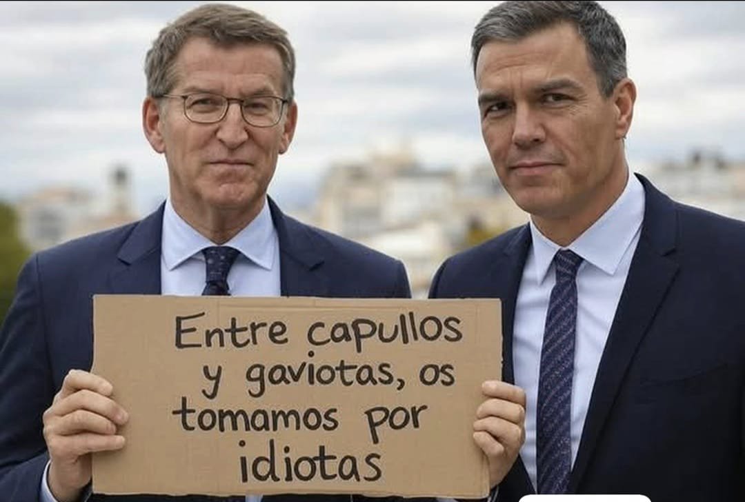 QUEMEVIENE's tweet photo. @TheObjective_es El PPSOE es el cáncer de España. https://t.co/W8mkIhNtxX