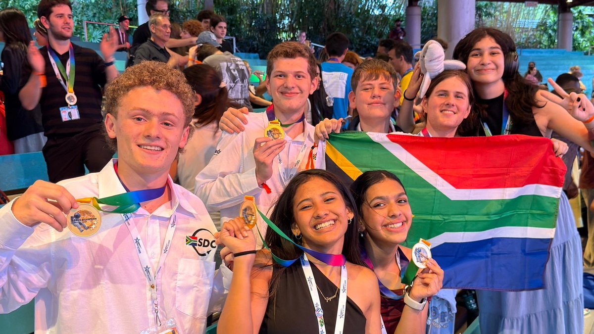 NdzaviDerrick's tweet photo. The seven members of Team ZA won at NASA space engineering competition and beat the world at a high-level international competition on their first attempt.
  
Team ZA was placed at the company Rockdonnell, alongside teams from the United Kingdom, Australia, Brazil, China, and two regions of the United States

This year’s brief, set in 2086, asked the companies to design a crewed vessel capable of carrying 3,000 residents and cargo continuously between settlements across the inner Solar System.

Rockdonnell‘s proposal, named Hermes, used a rotating structure to generate three separate levels of artificial gravity.

It also featured nuclear thermal and ion propulsion, and a magnetic shield to protect residents from solar radiation.

*MyBroadBand
