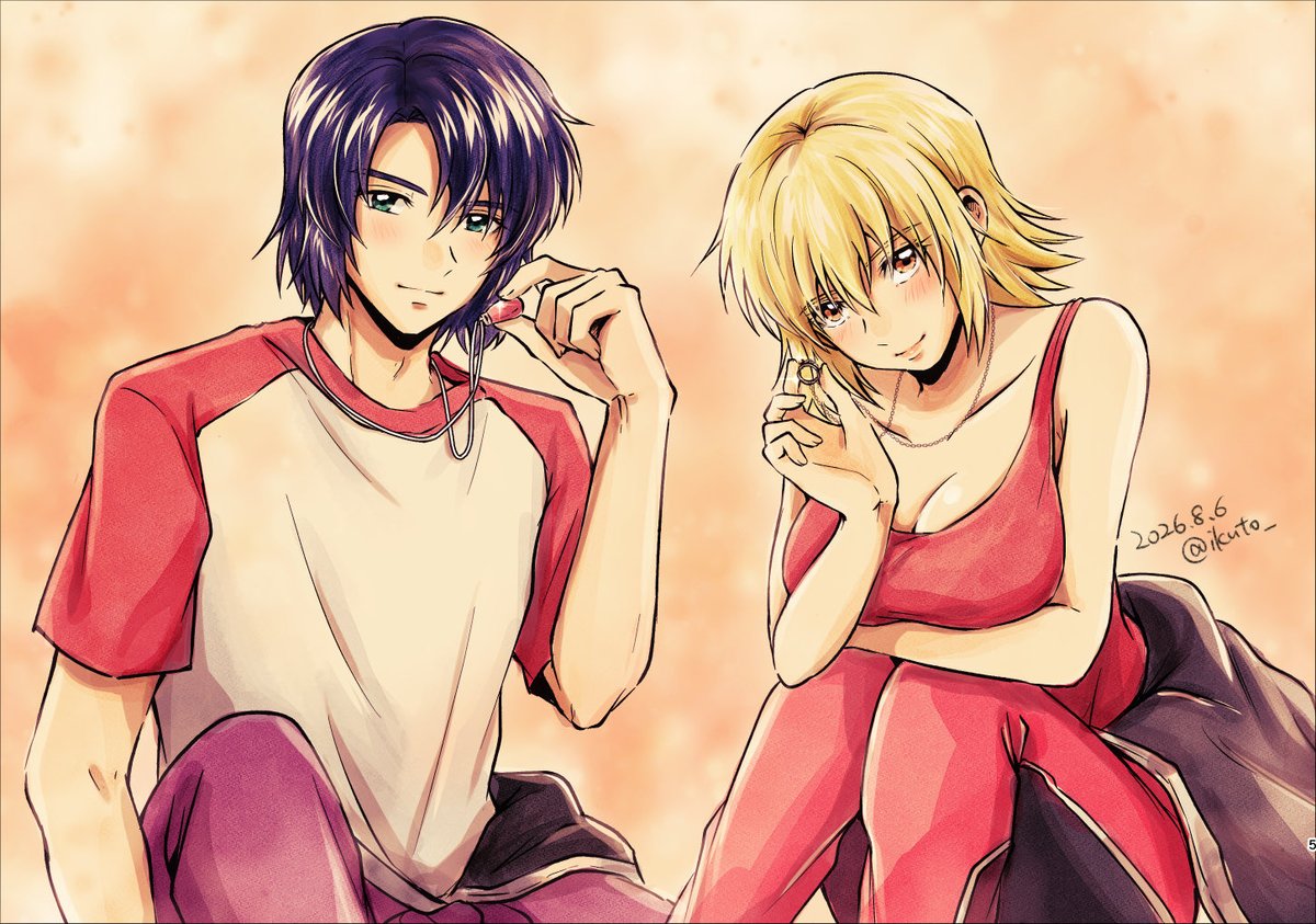 ikuto_'s tweet photo. アスカガ
見せ合いっこのつもりで描いてたけどこちら側に見せつけてくるふたりになりました https://t.co/zvmdI4sm6X