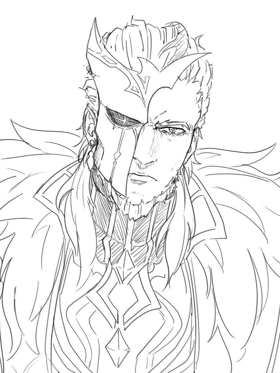 Astrae_art's tweet photo. I've been obsessed with drawing Pierro lately so I made some sketches (1/2)

#Pierro #GenshinImpact https://t.co/9VMVetqRs2
