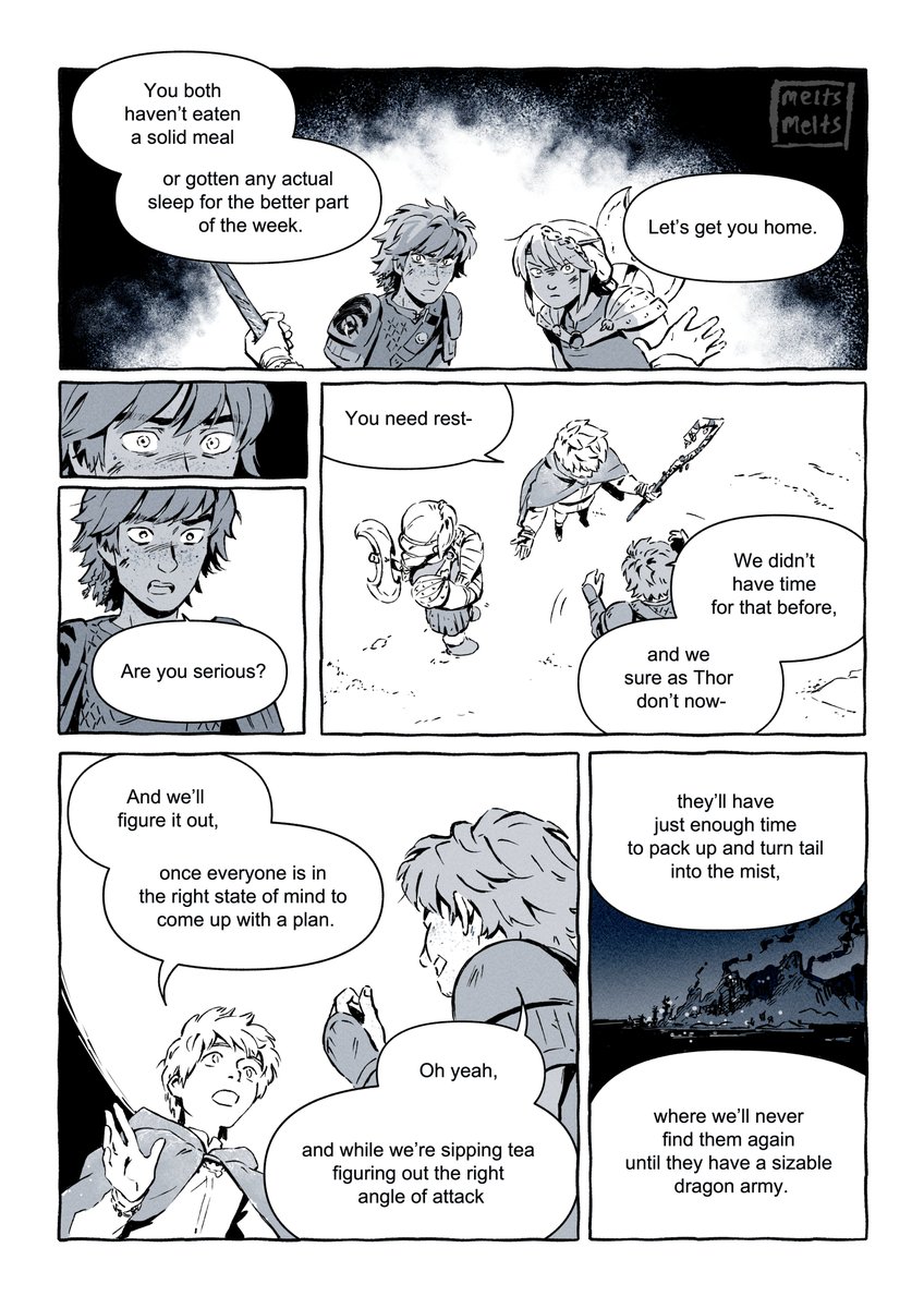 meltsmelts's tweet photo. Deathsong Cries - Chapter 4 
the moon scene...
p1/5
#hijack #frostcup #rotg #httyd https://t.co/uhXSq0JjXf