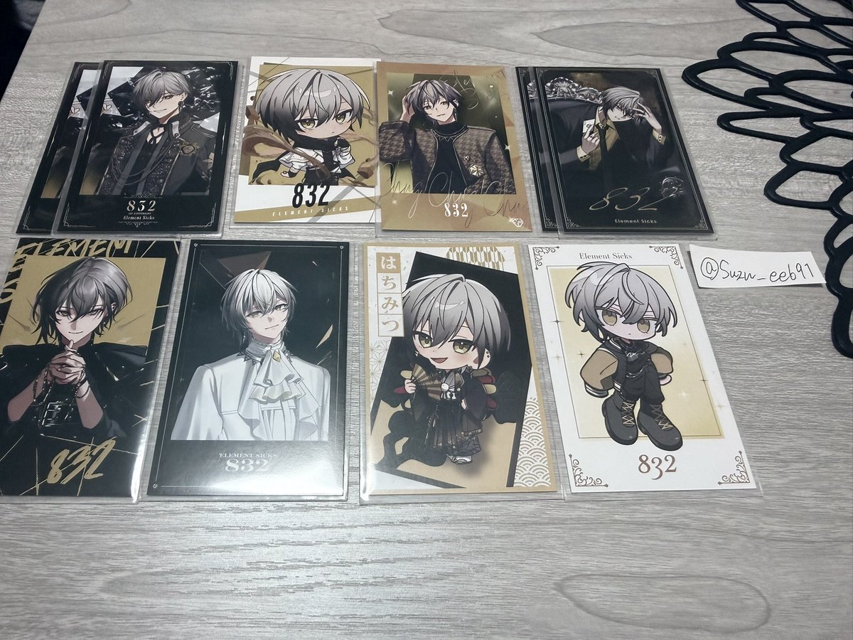 Suzu_ee691's tweet photo. Element Sicks EL6 グッズ  トレカ ランダム 第3.4.5.6弾 交換

求 ❤️(同異種なんでも)

譲 画像 💜🩷️🩵💛🤍

SAVE東阪福手渡しor郵送

1点の交換から探しています。
SD↔等身検討いたしますので
検索からでもお気軽にお声掛けください。
よろしくお願いします🙇🏻‍♀️

 #EL6グッズ交換  #EL6交換 https://t.co/KJt76zRLio