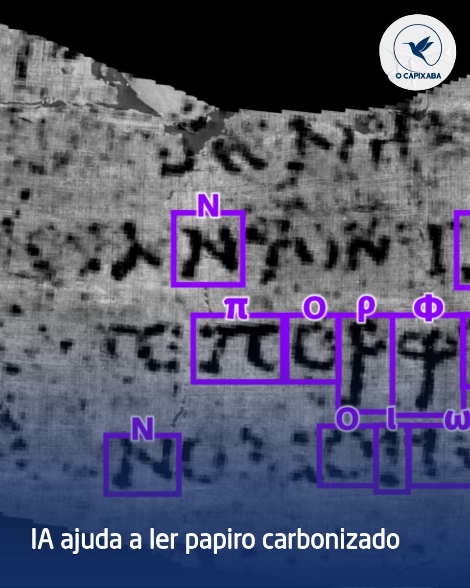 ocapixabaes's tweet photo. Um papiro carbonizado do Monte Vesúvio foi virtualmente desenrolado com IA! Cientistas desvendam textos antigos, revelando debates filosóficos e ética estoica. 

Descubra mais sobre essa incrível história! Link na bio. 

#historia #arqueologia #ocapixaba

https://t.co/PS722xmQat https://t.co/gayFlo4qeS