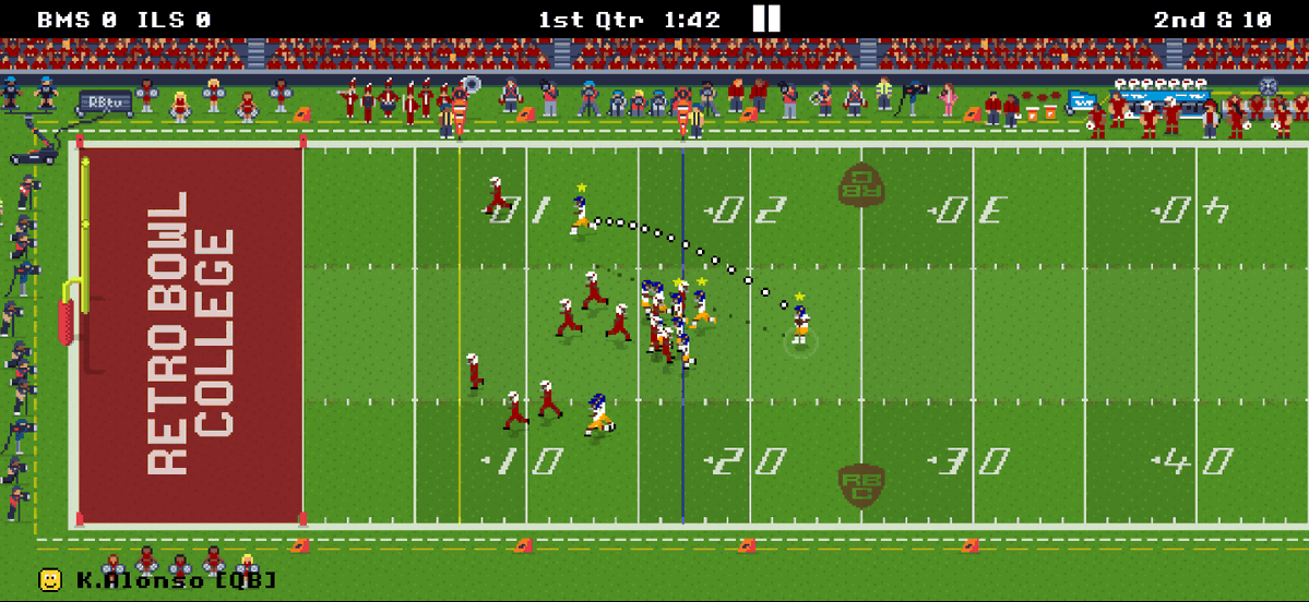 retro_bowl's tweet photo. Retro Bowl College+ can be downloaded now from @AppleArcade :- https://t.co/Mj6HIDfmZB
Check out the launch trailer here:- https://t.co/El7GdbZF0T
Be sure to check out the new “League Style” option that allows you to play styles from 2022 to 2026. https://t.co/bZ5pEFHBCI