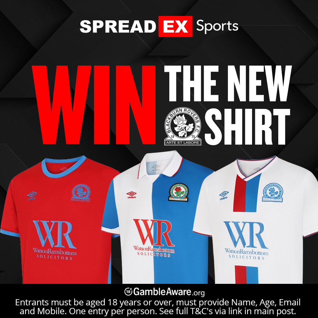 SpreadexSport's tweet photo. 🎉 WIN a NEW @Rovers 2026/27 shirt of your choice! ⚽👕

To enter the competition🏆

✅ Follow us &amp; Tag a mate🫂
🔁 Repost this post
📝 Complete the entry form ⤵️
https://t.co/jT3TfGg8KS

Good luck, Rovers fans! 💙🤍

🔞 T&amp;Cs apply. https://t.co/24ERqBjvnp