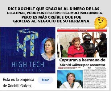 EnMaGve's tweet photo. @XochitlGalvez El cartel de las Galvez y su líder la cochiloca anda suelta. https://t.co/xmKwemIKgt