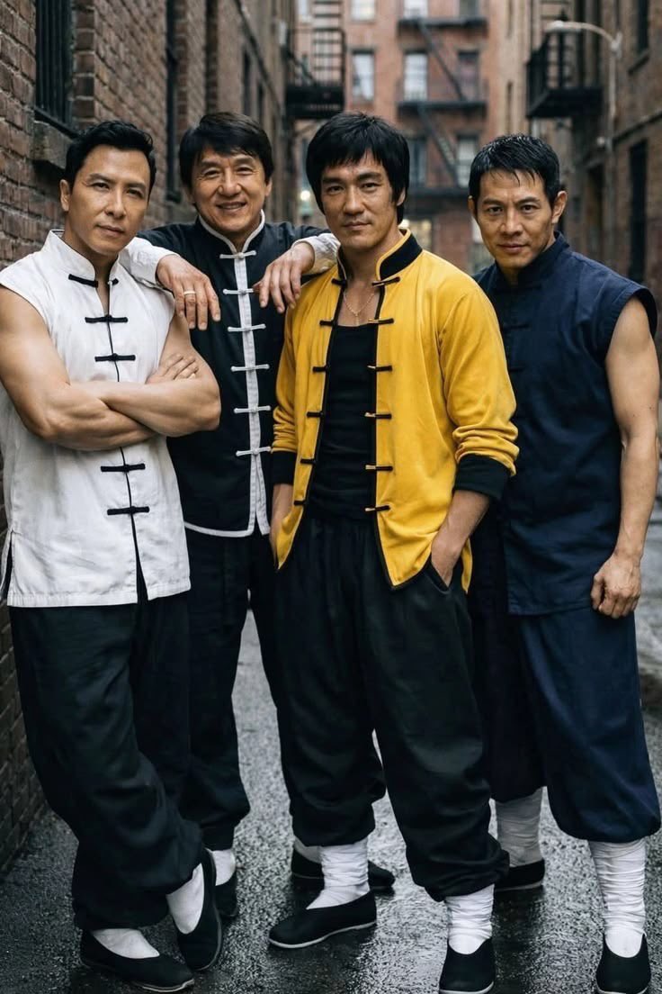 SarcasticAnnabe's tweet photo. Hey @grok remove the worst kung fu master from this picture.!! https://t.co/wW6B0Cs6FO
