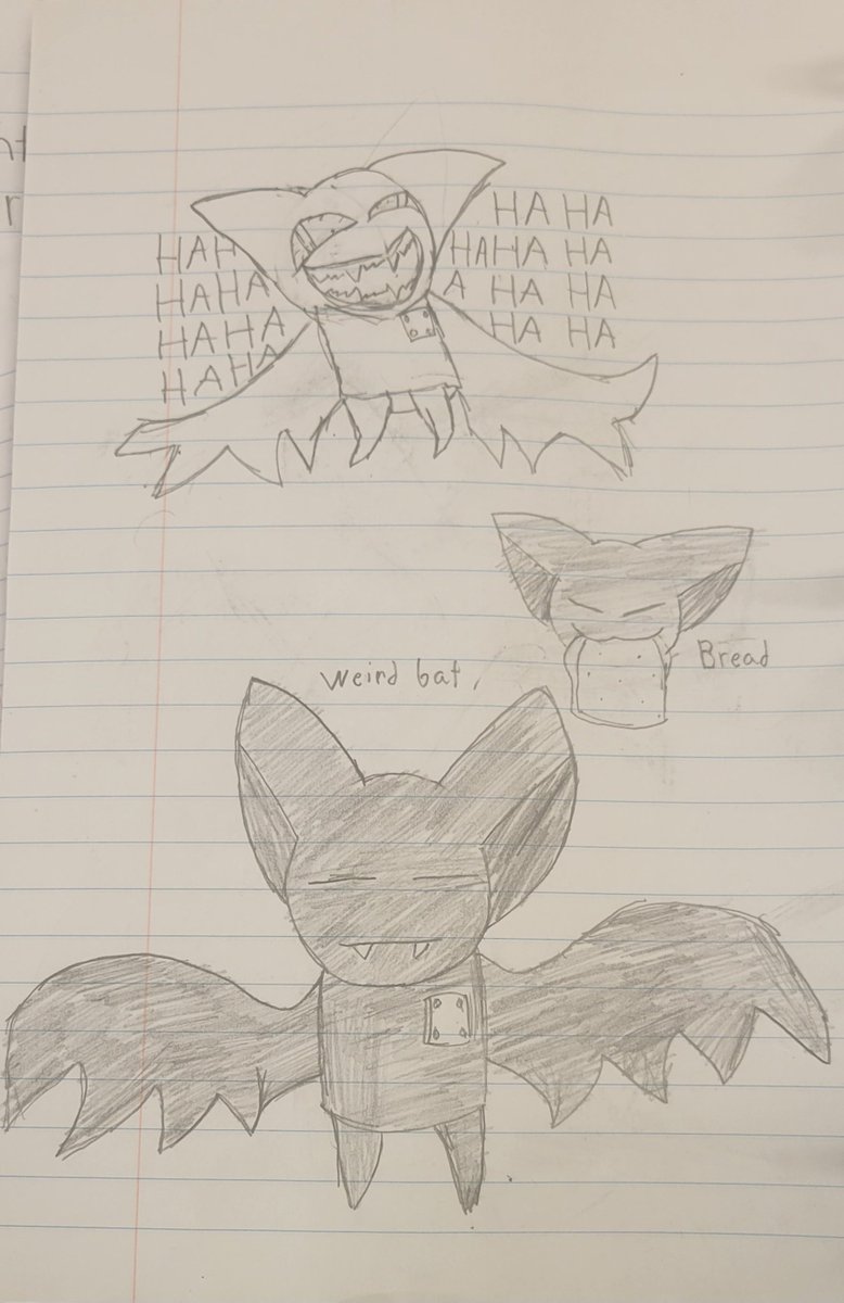 AnthonyFoxikru's tweet photo. I can't believe I recently found my Unused Post Sketch OC of Shermeka's Pet Bat "Allen" it's kinda crazy because i didn't feel like to post this like months ago https://t.co/QpekZ5YbQA