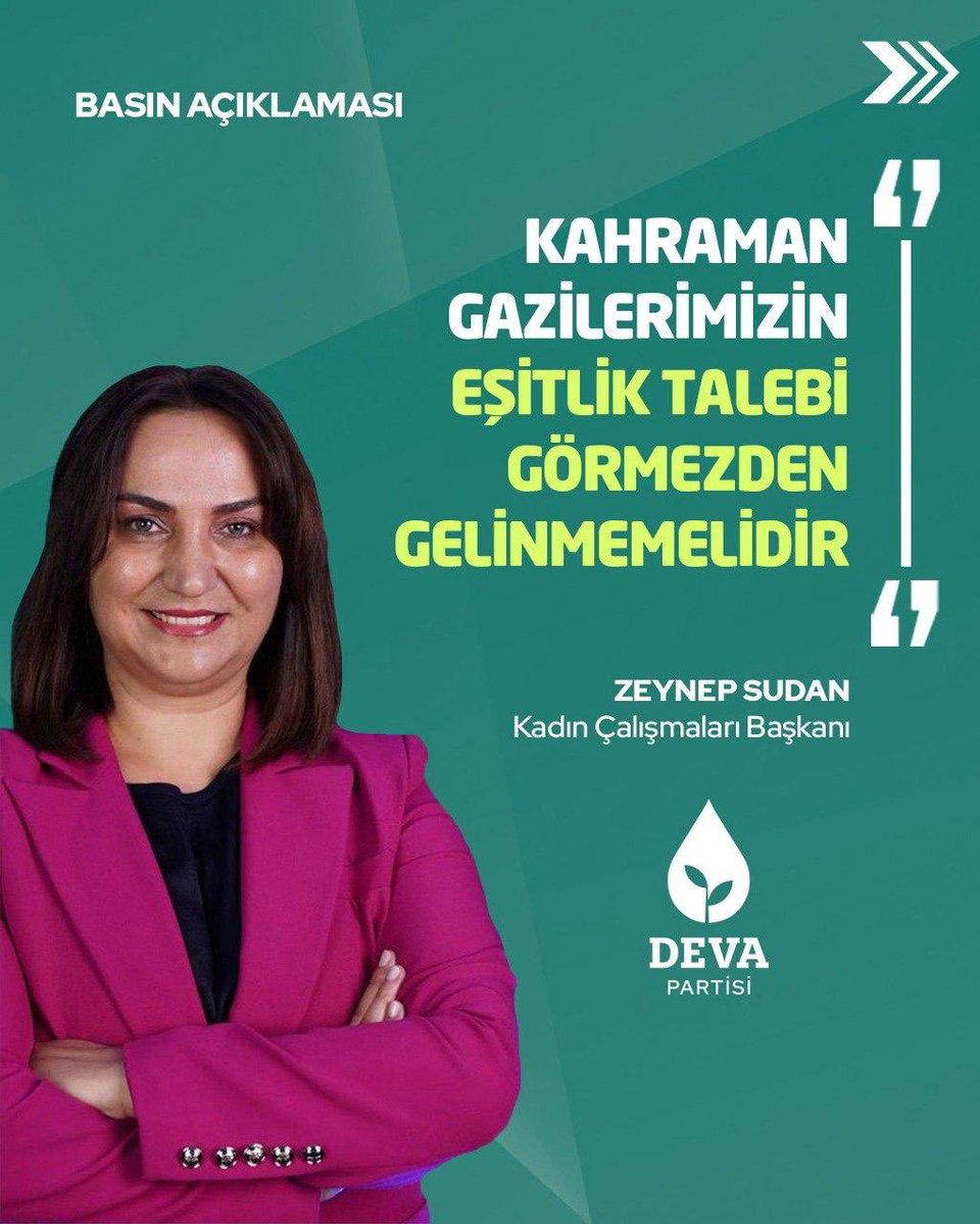 devapartisi's tweet photo. Zeynep Sudan: “Hayatlarını büyük fedakârlıklarla sürdüren kahraman gazilerimizin sesine kulak vermek hepimizin ortak sorumluluğudur.

Güvenpark’ta görüştüğümüz gazilerimizin ortak talebi, aynı vatan için aynı cephede mücadele eden tüm vazife malullerinin özlük haklarında eşit muamele görmesidir.”