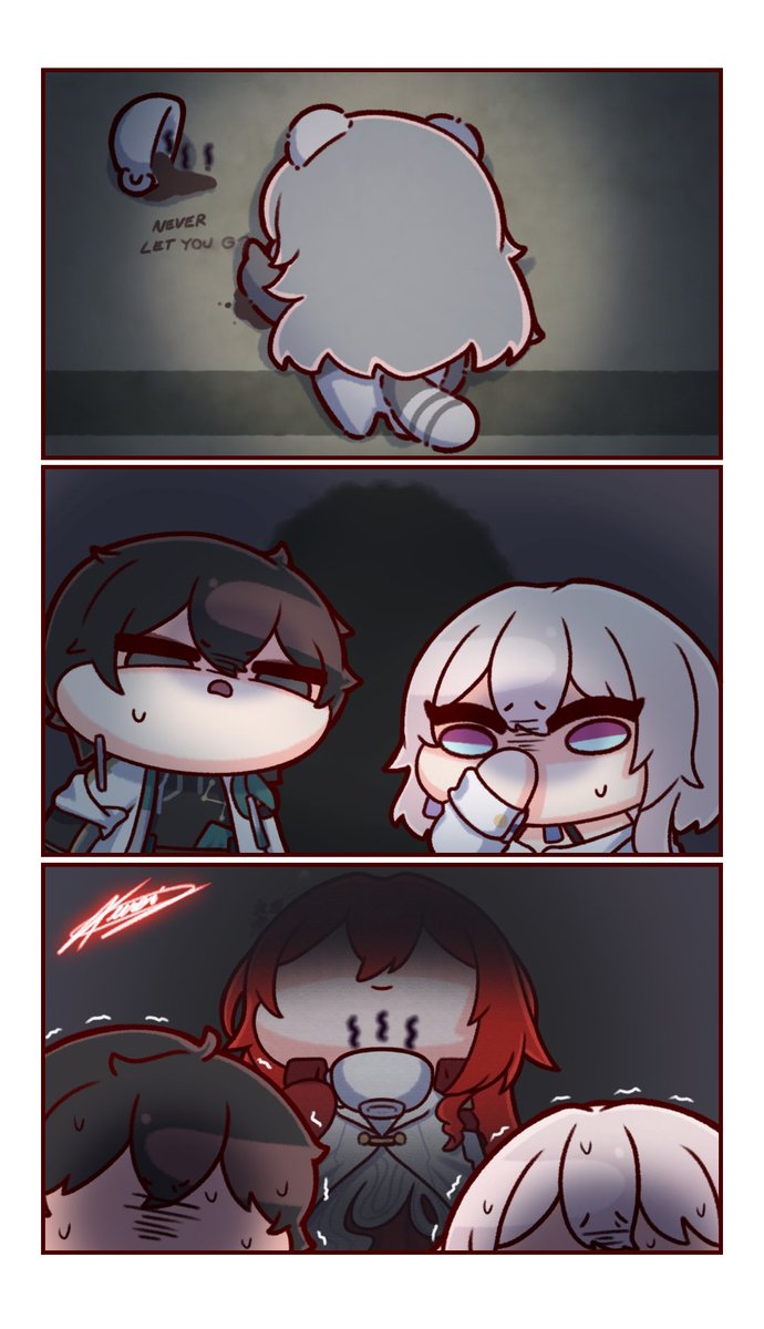 KuroiJArt's tweet photo. 😨☕️😨

#hsr #newstarcreator #HimekoNova #RinTohsaka #Gilgamesh https://t.co/yyep22dZhk
