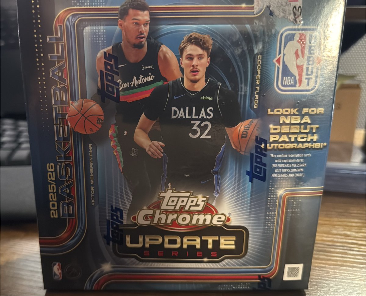 KKATCCards's tweet photo. 🚨GIVEAWAY 🚨

It’s been a great few months, and to celebrate - with 2025/26 Topps Chrome Update Basketball just released - I’m giving away a mega box! 🏀🔥

To enter:
✅ Follow
❤️ Like
🔁 Repost

Drawing tomorrow, 8/7 at 8PM ET. Good luck! 🎉 https://t.co/6GqO9V801S