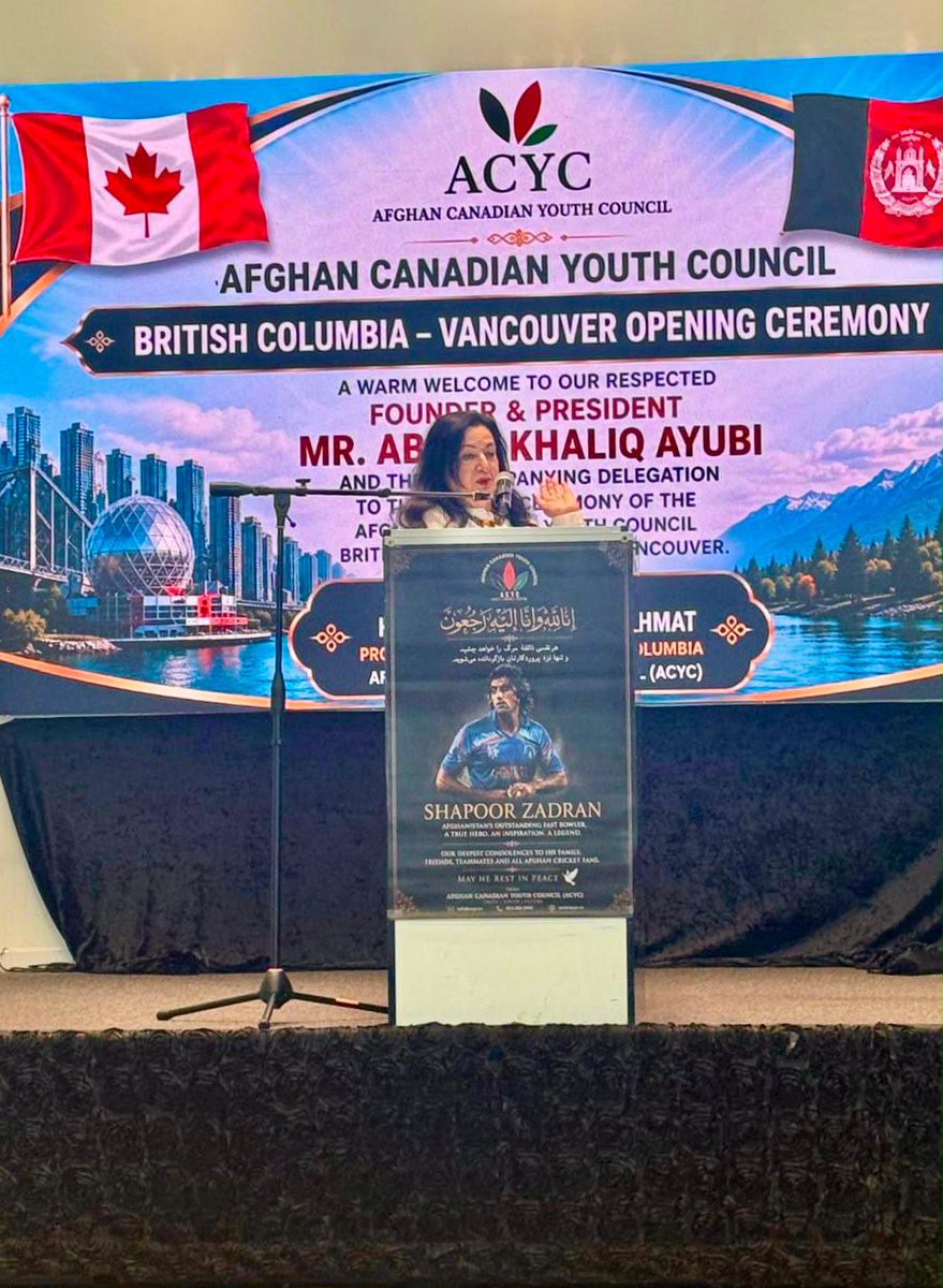 SenatorSalma's tweet photo. It was a privilege to join the Afghan Canadian Youth Council in BC and celebrate a community whose story is defined by resilience, courage and hope. The future of Canada is being shaped every day by young people who choose to lead and lift others up. I look forward to seeing the accomplishments of this next generation.