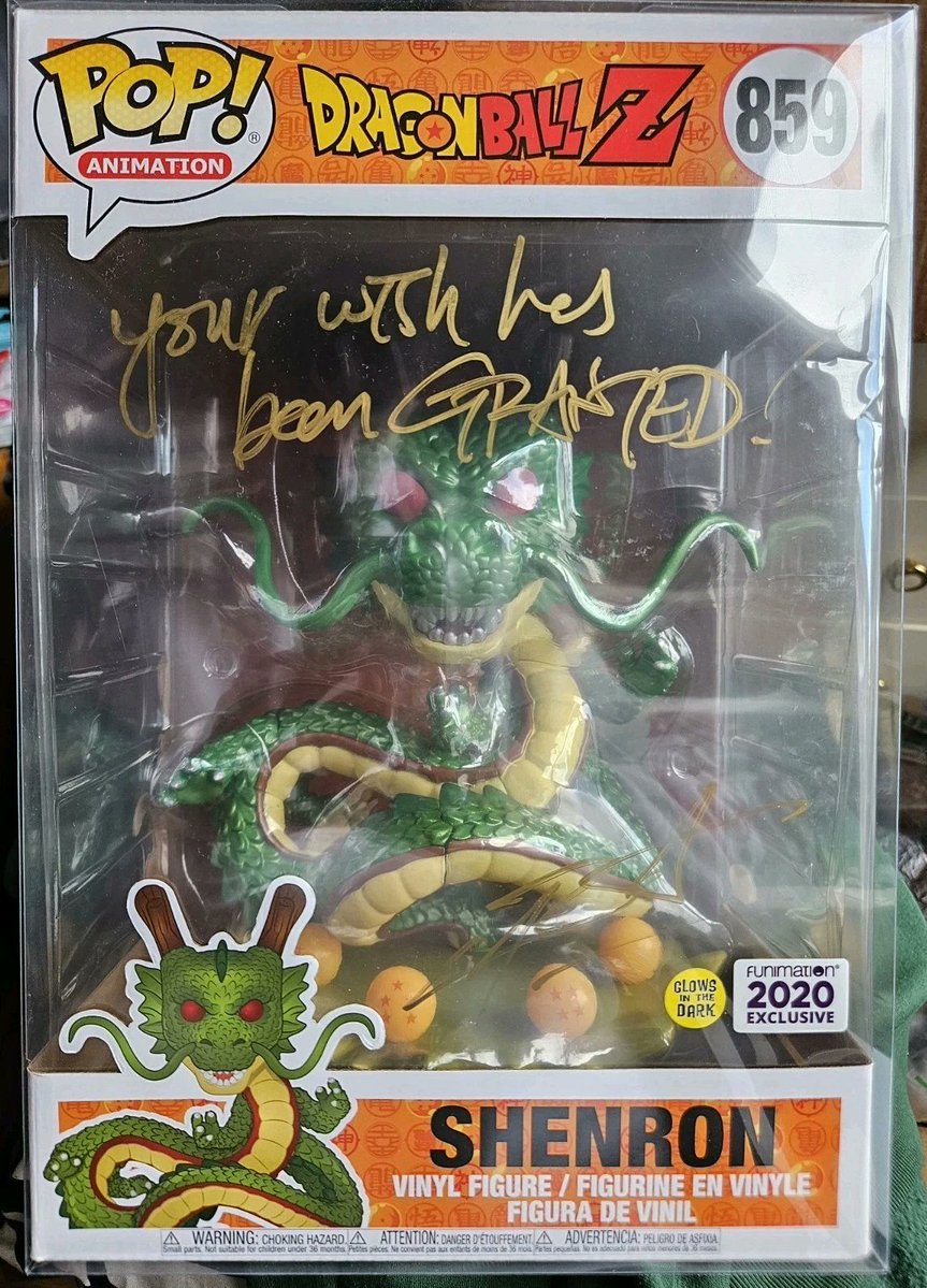 Funkopopenthus3's tweet photo. Dragonball Funko Pop! Shenron 10 inch (GITD) #859 Signed Chris Sabat Authentic

#ad #funko #funkopop

Ends Sunday

https://t.co/dtkOleLJ46 https://t.co/W0Z11dQ3f5