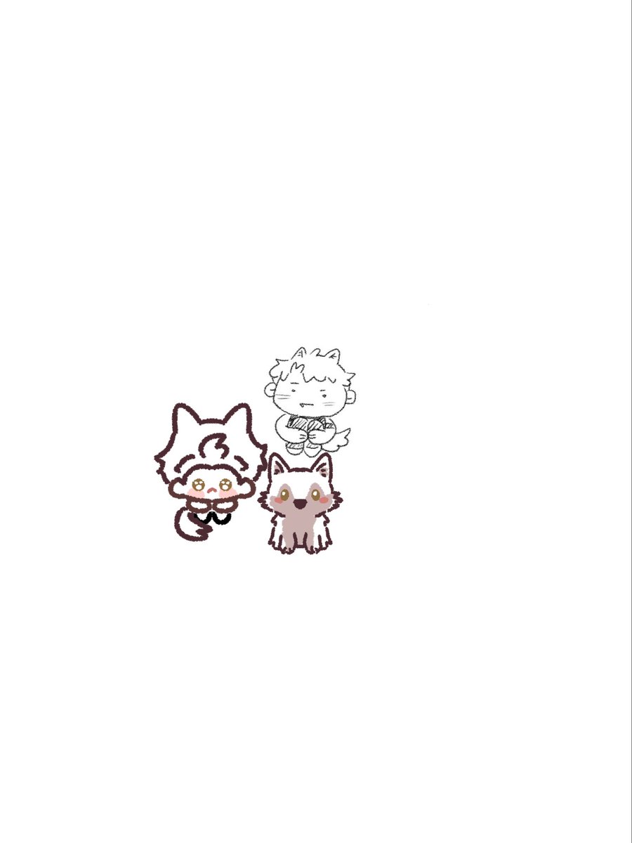 jes_zsc's tweet photo. Valval and wolfie here with you! https://t.co/Akps6P3rci