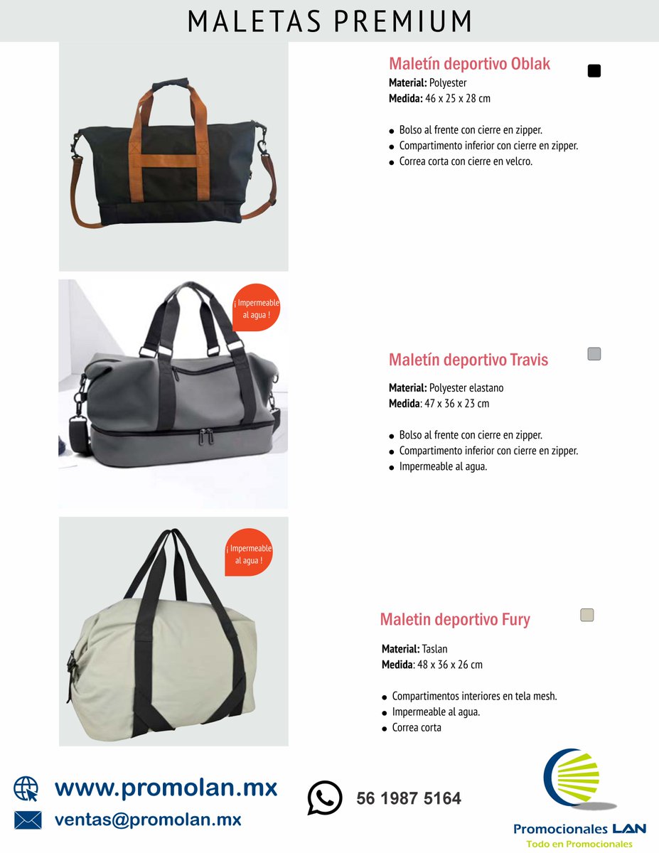PromoLan's tweet photo. Maletas deportivas corporativas personalizadas con tu logotipo: el regalo ideal para colaboradores, clientes y eventos. Calidad, funcionalidad y gran visibilidad para que tu marca acompañe cada viaje y entrenamiento. ¡Haz que tu empresa se mueva con estilo! https://t.co/xvF0IJsD7v