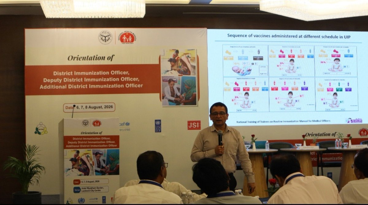 ManojShukul's tweet photo. Interacted with District Immunization Officers during an Orientation workshop on Routine Immunization at #Lucknow #UttarPradesh @nhm_up @MoHFW_INDIA @Vaccinate4Life @sepio_up https://t.co/2GZgnZQg0i