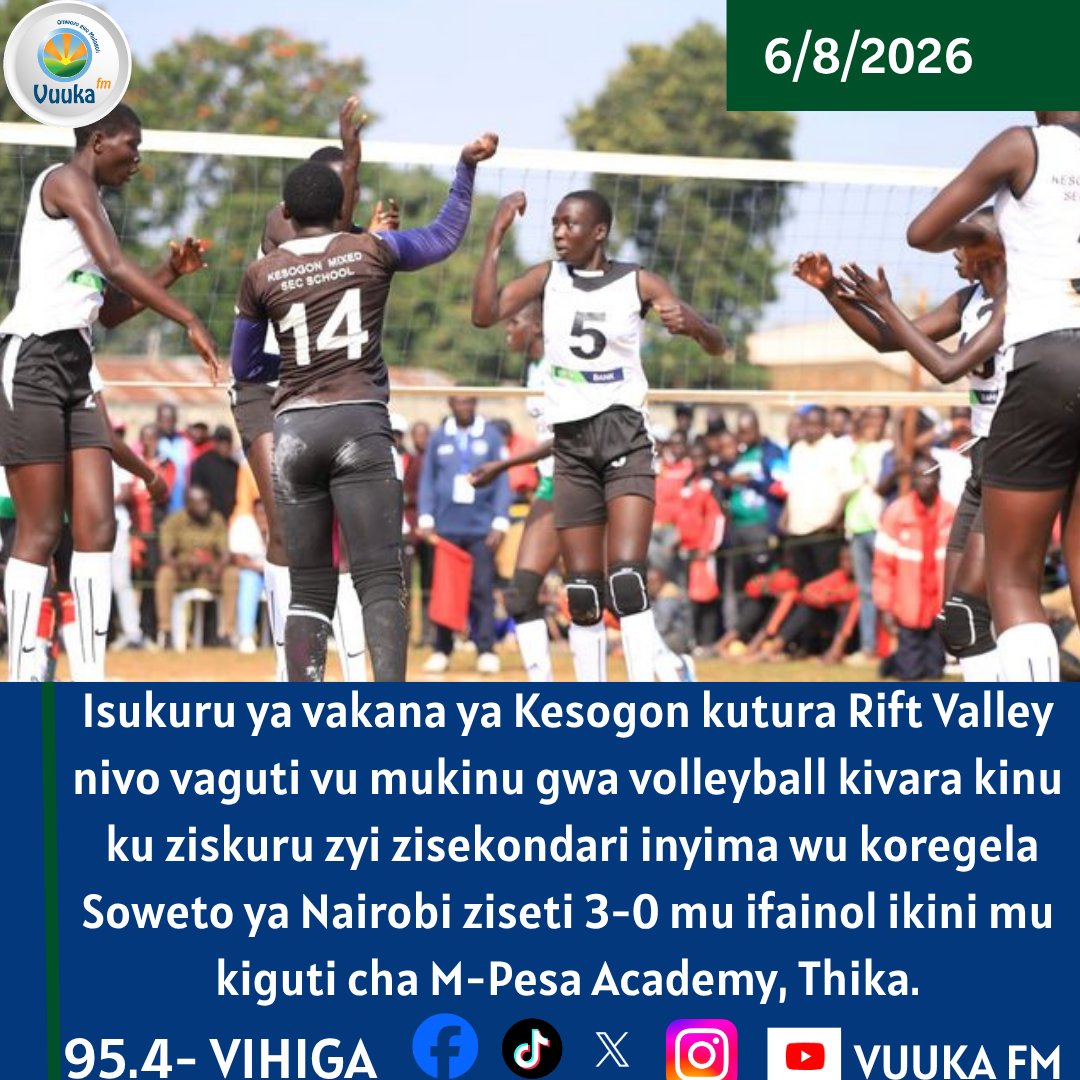 VuukaFM's tweet photo. #VuukaSports #UmwoyoGwuMurogori #SchoolGames #KSSSA #volleyball https://t.co/euIu24xOLA