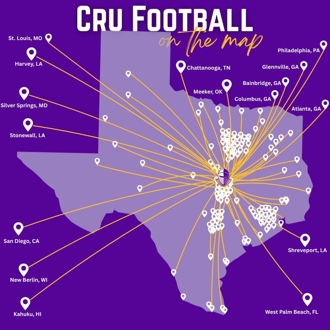 CruFootball's tweet photo. mapping the talent 🗺️

#gocru https://t.co/6kGJwuRElU
