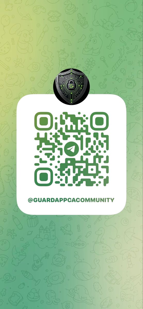 GuardAppCA's tweet photo. Our Telegram community invitation 🤗

Telegram community :
https://t.co/TrwIuOB7Ss https://t.co/ZFIuJdkdGK