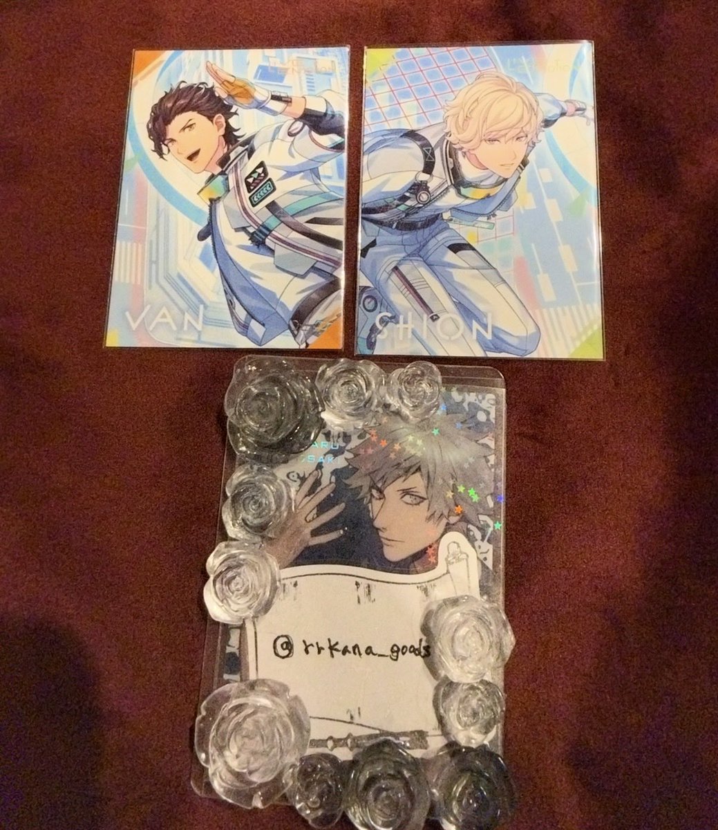 rrkana_goods's tweet photo. 【交換】うたプリ ライエモ 2nd Anniversary CD Let’s Ride on world Dive 封入特典 アイドルメッセージカード　メセカ

譲:ヴァン　シオン

求:蘭丸

郵送希望です https://t.co/PqFZFZbEp3