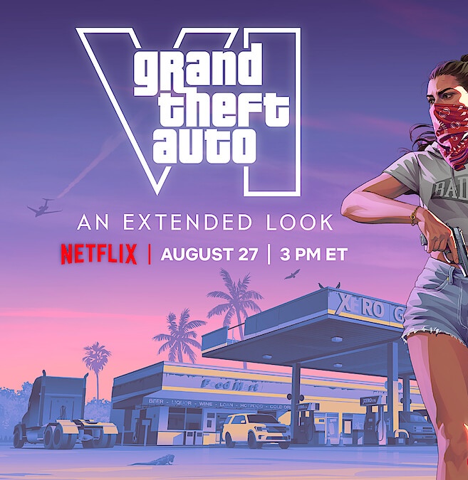 charlieINTEL's tweet photo. Netflix says its partnership to debut GTA VI Extended Look is part of their 'next-generation of content' 

“It’s a reflection of what we hope Netflix is becoming: a place where the most ambitious storytelling, from any medium, can find the biggest possible audience.” https://t.co/9cddFxzEVA