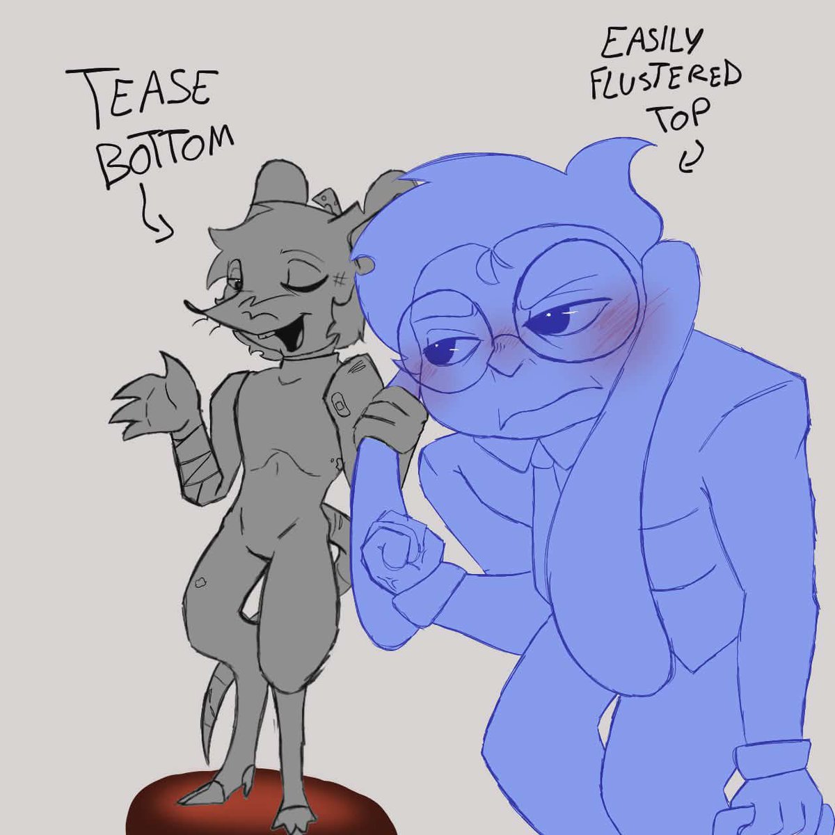 M1ssCandleQueen's tweet photo. Where are my #rontthew lovers at?
(WIP)
(I think I made Ratthew too short)

#animalhospital #animalhospitalanomaly #ronfromaccounting #ratthew https://t.co/Ym4O5FdN8X