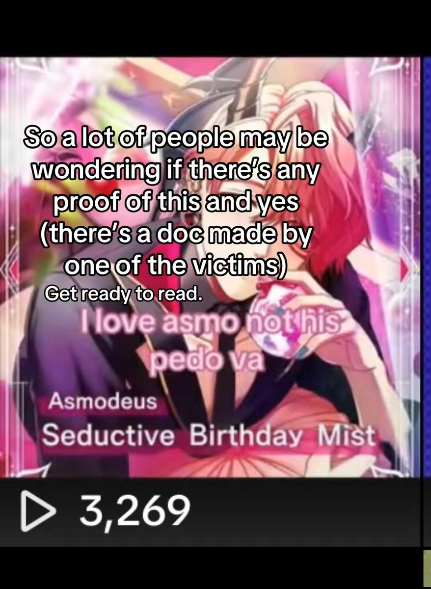 asmokissez's tweet photo. I don’t post here but recently I was given permission to share these on asmodeus’s va, miura ayme. It’s him texting/meeting up with minors and asking to do things (all allegedly) here’s the doc if anyone would like to look into it, there’s dates too. #obeymeshallwedate https://t.co/ahtRlC5aGF