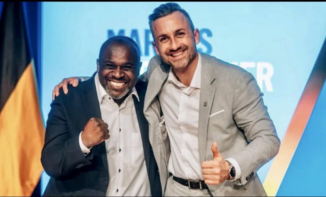 SergeMenga2024's tweet photo. Mission possible !!
Es gibt nichts Schöneres als eine unglaubliche Mission!@UlrichSiegmund 🙏🏾💙😎🇩🇪
Wir werden euch nichts schenken!
🚨
T-Shirt :
https://t.co/bBTbVWcVH0
Danke für eure Unterstützung !🙏🏾
#sergemenga #ulrichsiegmund https://t.co/jrbP2KhPp1