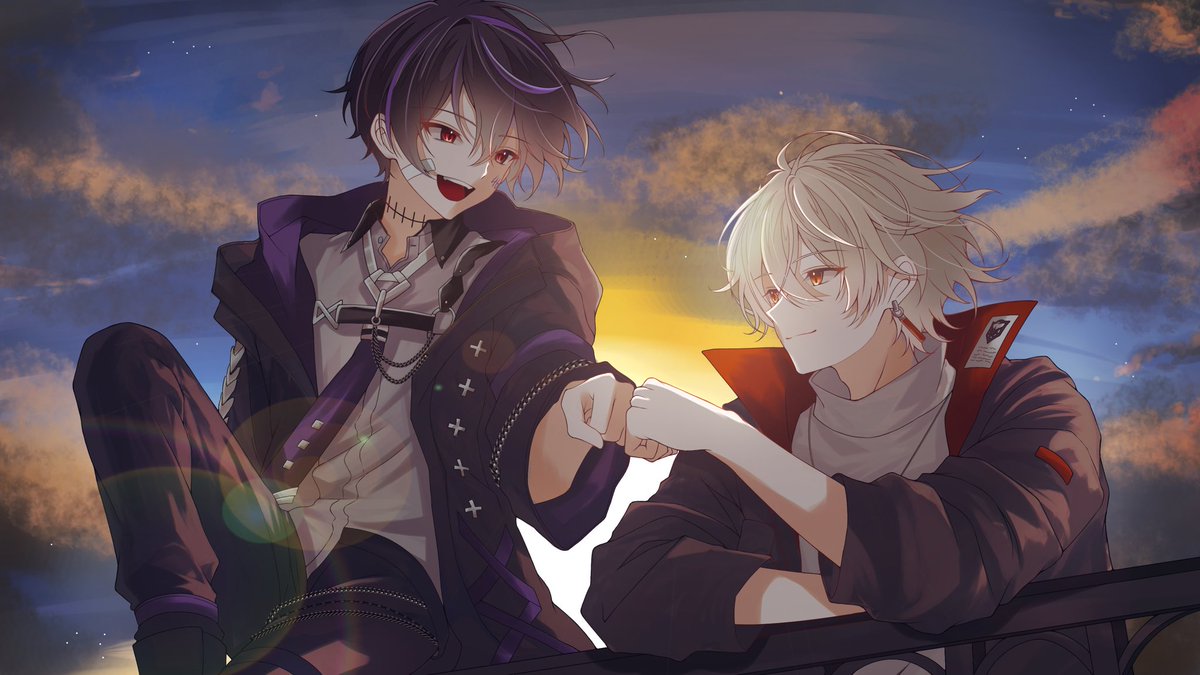 nu__n_oo's tweet photo. この度素敵な作品に参加させて頂きました✨️
素敵な絵師様、編集者様たちに囲われてとても楽しかったです‼️

 #最強無敵連合怪獣の花唄合作 https://t.co/ETuH3QXqMI