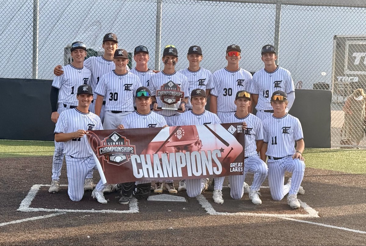 AustinShilling's tweet photo. Finished 21-9-1, #1 team in MI, 2x PBR Champs. Hit leadoff all season at high-level PBR &amp; PG events. 

.446 (33-74)
.580 OBP
4 2B
1 3B
2 HR
16 BB to 8 K
19 SB https://t.co/QPDQnqye2H