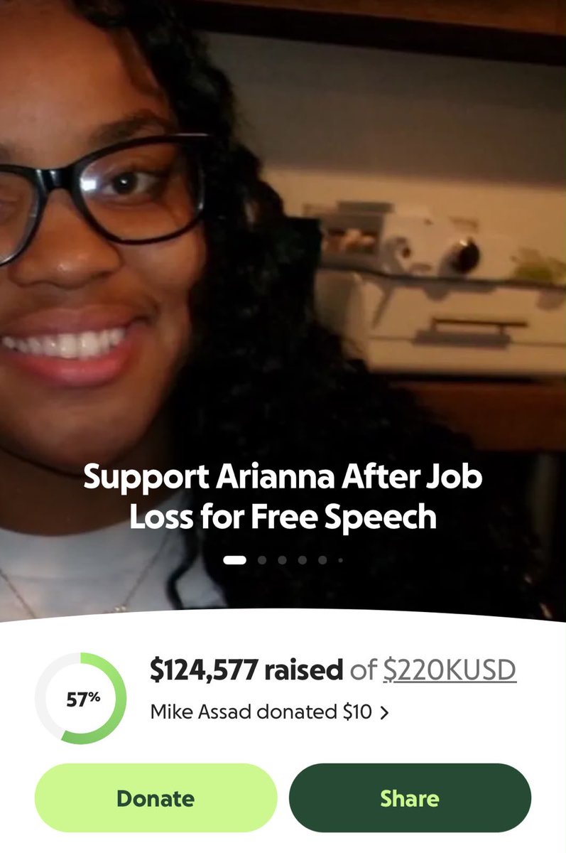 HenMazzig's tweet photo. This ex-Burger King employee says she didn't "intend" to spread hate when she repeatedly yelled "Free Palestine" at an Israeli customer. 

Is that how she treats every customer? Because if not, the intention is pretty clear.

She then raised $100,000+ for herself on GoFundMe, making her intentions even clearer. 

Her intention was clearly not helping Palestinians. It was to make money by screaming at a Jew.