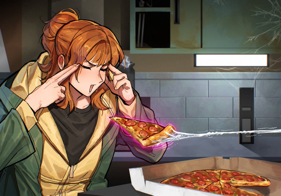 REAL_SIXER121's tweet photo. Pizzakinesis 🍕
#SpidermanBrandNewDay https://t.co/T7ULA3XYB6