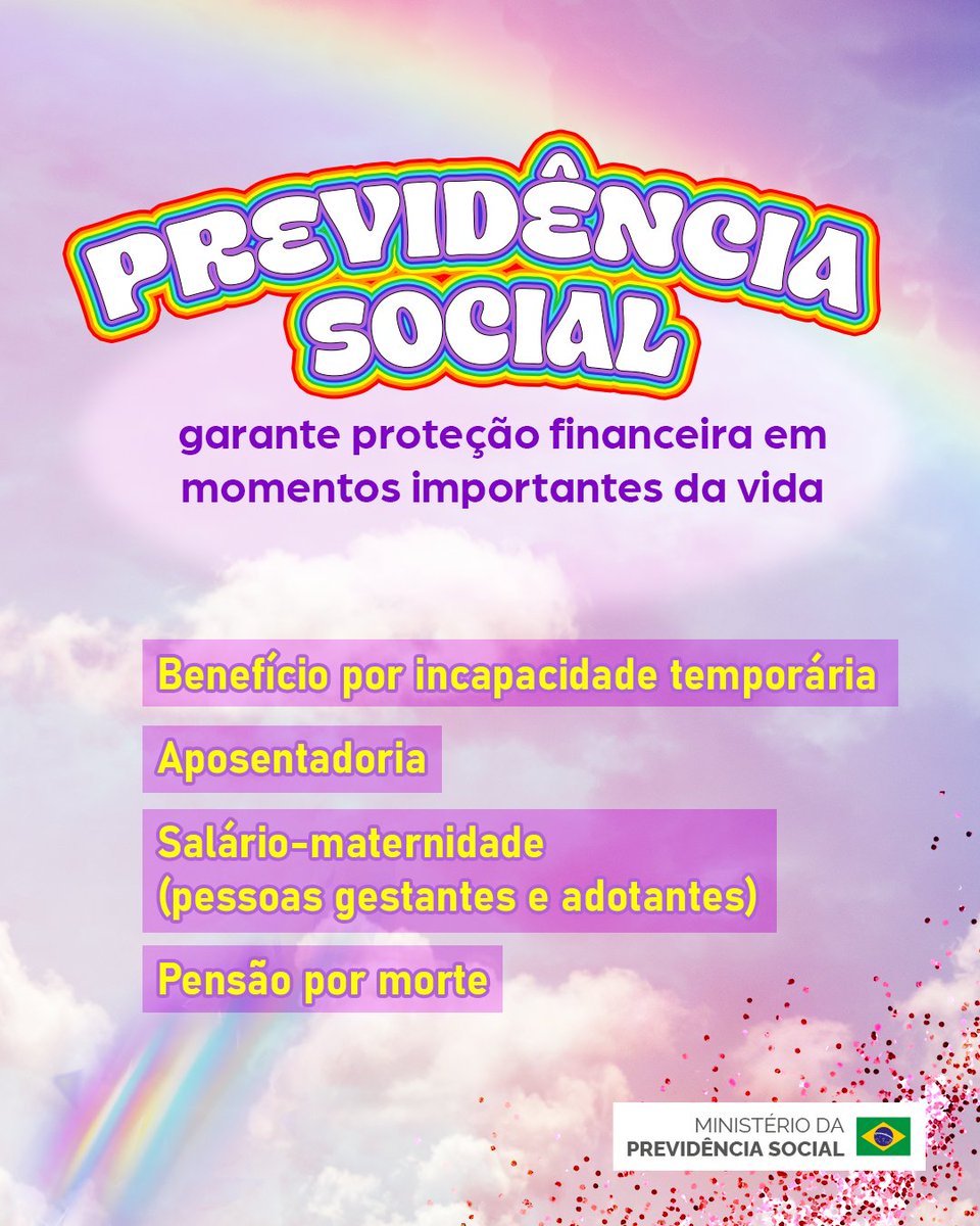 minprevidencia's tweet photo. Casais homoafetivos e pessoas trans são reconhecidos pela Previdência Social. Os direitos previdenciários estão garantidos para todos.

Hoje (7), Dia Internacional da Luta Contra a Homofobia, reforçamos nosso compromisso com inclusão, respeito e dignidade para pessoas LGBTQIA+. https://t.co/3rEKo1usUD