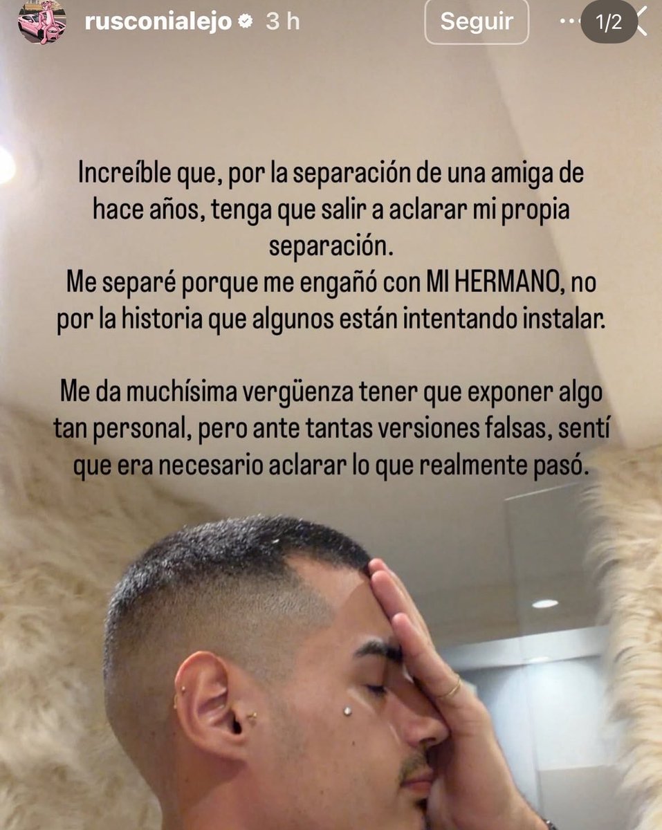 aarontsuarez's tweet photo. el amigo de tuli negando lo que contaron en LAM y diciendo que cortó con su novio porque lo engañó CON SU HERMANO y el novio salió a decir que cansó de encubrir a tuli y que va a contar todo LAMMM https://t.co/o3Nu595Yfe
