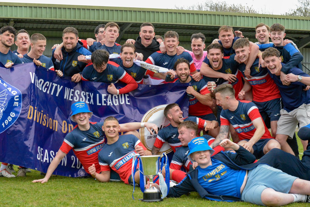 BTFPhotos's tweet photo. 📸 FROM THE ARCHIVE | Throwback Thursday

On 12 April 2025, @NewMiltonTown were crowned @WessexLeague Division One champions following a 4–2 victory over @ecvafc.

As the final whistle sounded, players, supporters, families and volunteers came together to celebrate. https://t.co/ZPZE36TZRR