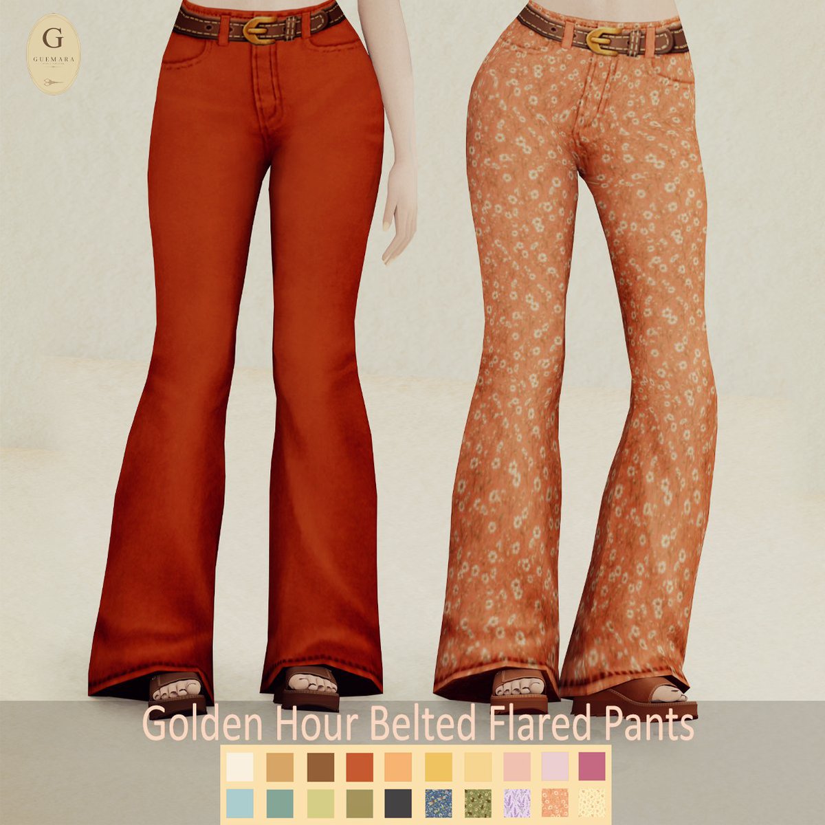 Guemarasims4's tweet photo. Sims 4 Golden Hour Belted Flared Pants
Public: https://t.co/vPD7a5k1GV

#TheSims4 #thesims4cc #sims4ccfinds #Sims4Cc #sims4customcontent #Sims4Clothing https://t.co/vcBMR6UvHT