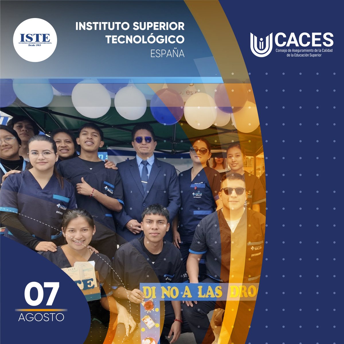 Caces_Ec's tweet photo. 🔔Extendemos nuestras felicitaciones al Instituto Superior Tecnológico España @EspanaIste que cumple un año más de vida institucional.

Auguramos que sigan cultivando más éxitos en su formación académica en beneficio de nuestro país. https://t.co/GZou3lkTz3
