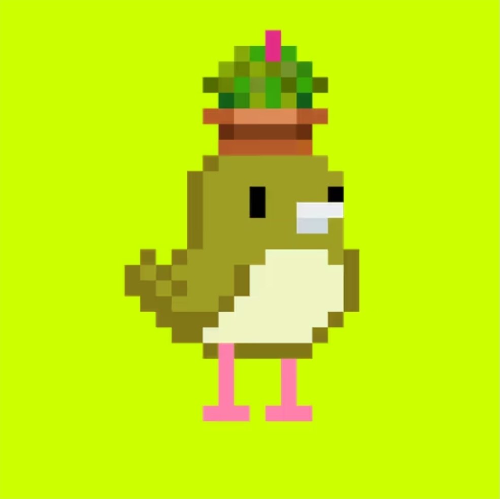 T1G3RST4R777's tweet photo. To celebrate receiving my honorary @Birdhoodart NFT, I'm giving away this awesome Cactus Head Birdhood! 🌵🐦

To enter:
✅ Follow me & @Birdhoodart
💬 Comment "BIRDHOOD"
👥 Tag 2 friends

Huge thanks to the @Birdhoodart team for the honorary. Looking forward to seeing what comes next for the flock! 🐦

#Birdhood $BIRD