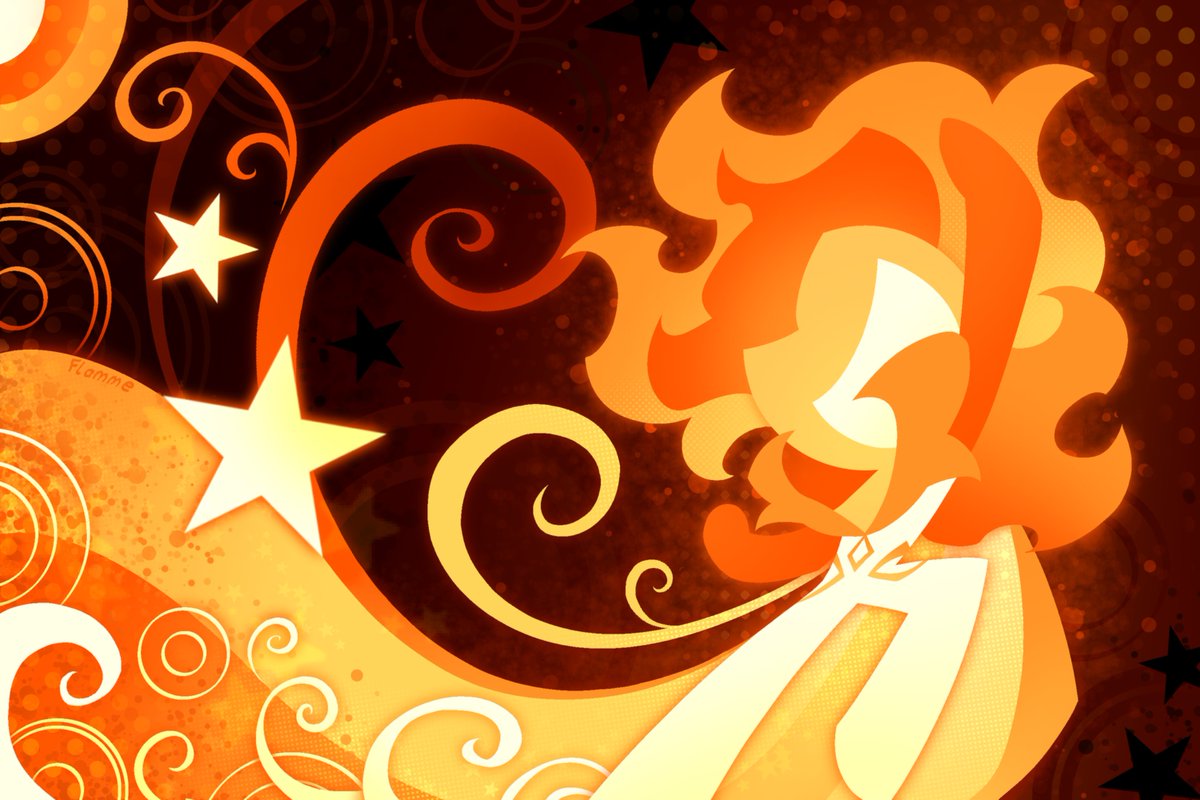 KitsuFlamme's tweet photo. Lord of Flame but hes a frutiger metro wallpaper 

#cookierun #firespiritcookie https://t.co/QlAKGwHUeC