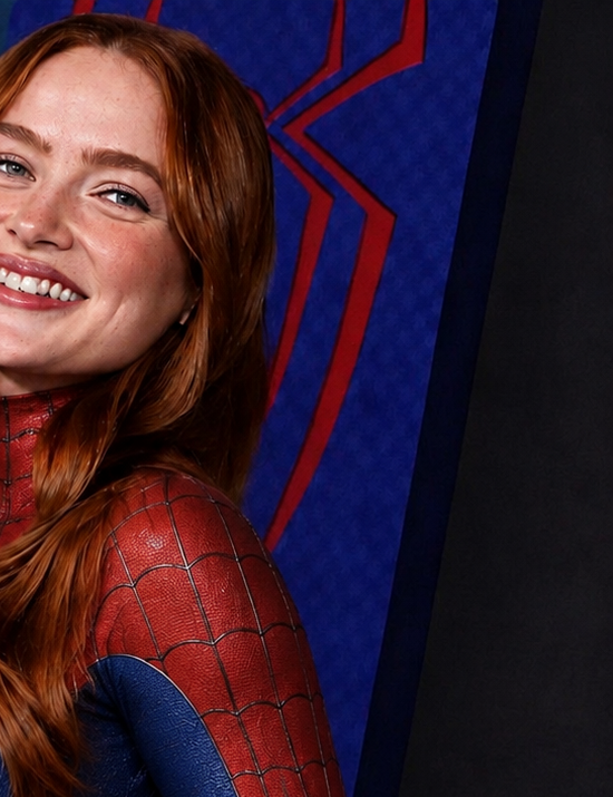 Still_hereeeee's tweet photo. If spider-man had a daughter she'd probably look like this. 👅 https://t.co/S6hWmyzxLa