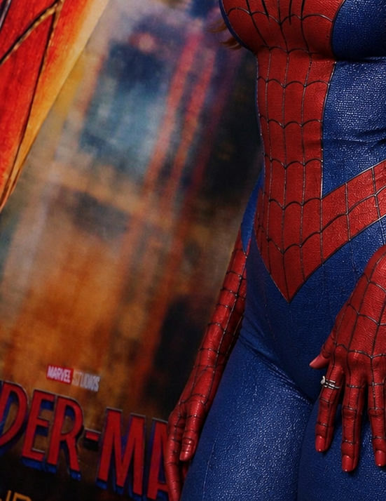 Still_hereeeee's tweet photo. If spider-man had a daughter she'd probably look like this. 👅 https://t.co/S6hWmyzxLa