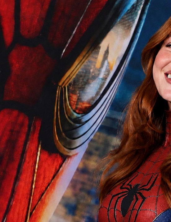 Still_hereeeee's tweet photo. If spider-man had a daughter she'd probably look like this. 👅 https://t.co/S6hWmyzxLa