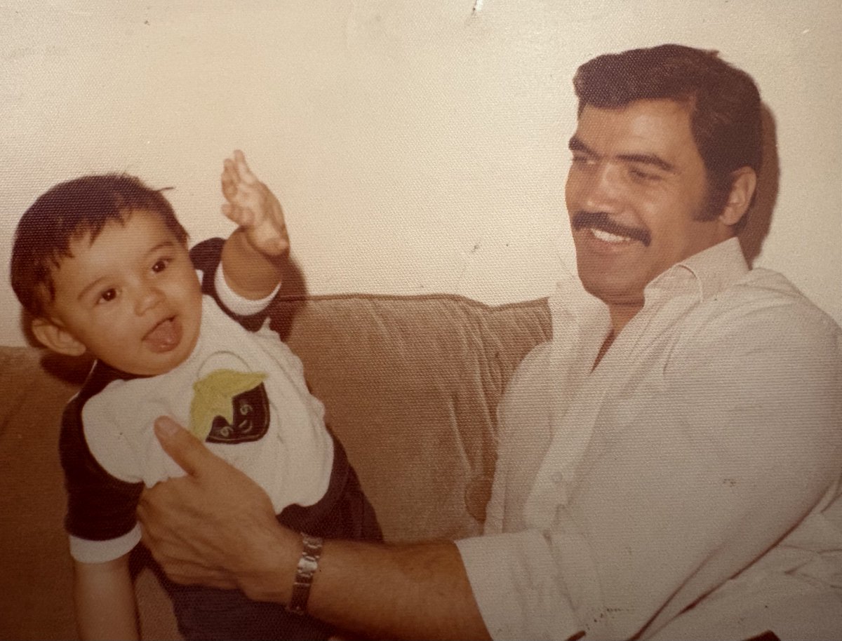 HNajibullah's tweet photo. Happy 80th birthday Aba, the lives we hadn’t even imagined to have in this photo! You are missed immensely. (Photo taken in #Tehran 1978) https://t.co/sWp3XsOqw2