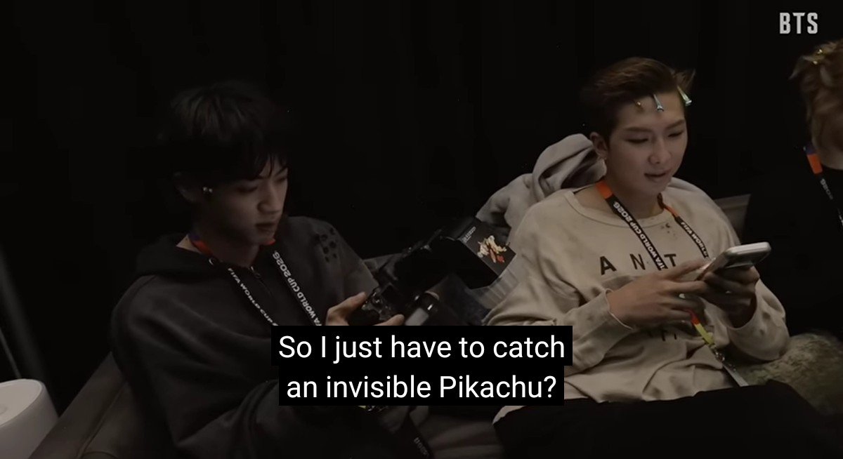 jeonzIuv's tweet photo. just minimoni and pokemon go 😭 https://t.co/XjWvZyuyli