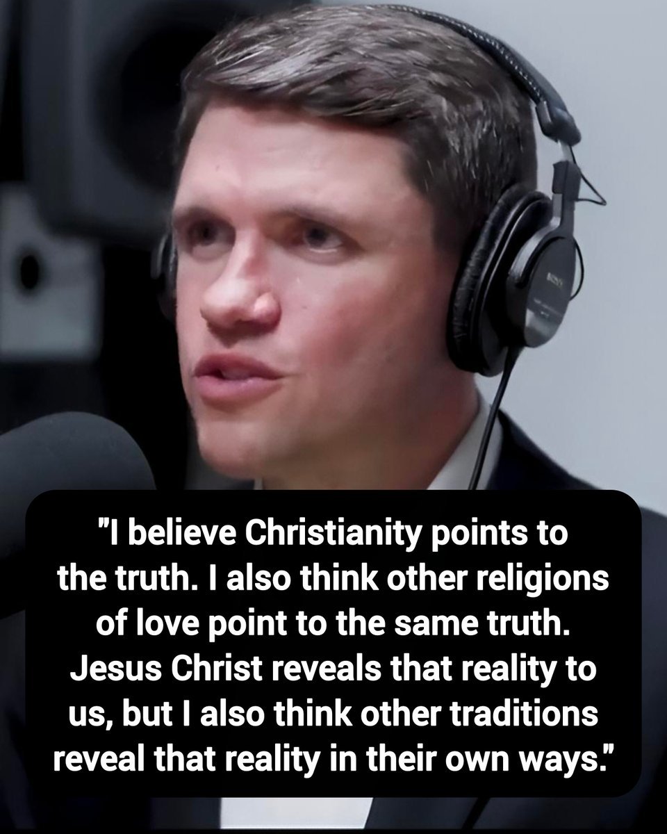 MA_GA_Q's tweet photo. James Talarico: "I believe Christianity points to the truth. I also think other religions of love point to the same truth. Jesus Christ reveals that reality to us, but I also think other traditions reveal that reality in their own ways."

Thoughts? https://t.co/L7uCBgbksr